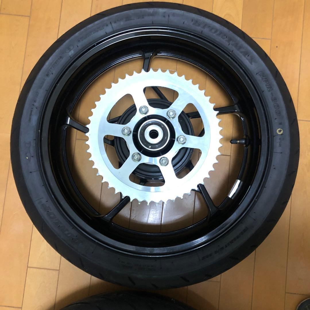 zx25r 純正ホイール 前後セット タイヤおまけ - メルカリ