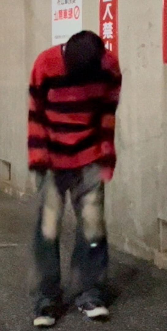 00s archive grunge border knit Y2K punk - メルカリ