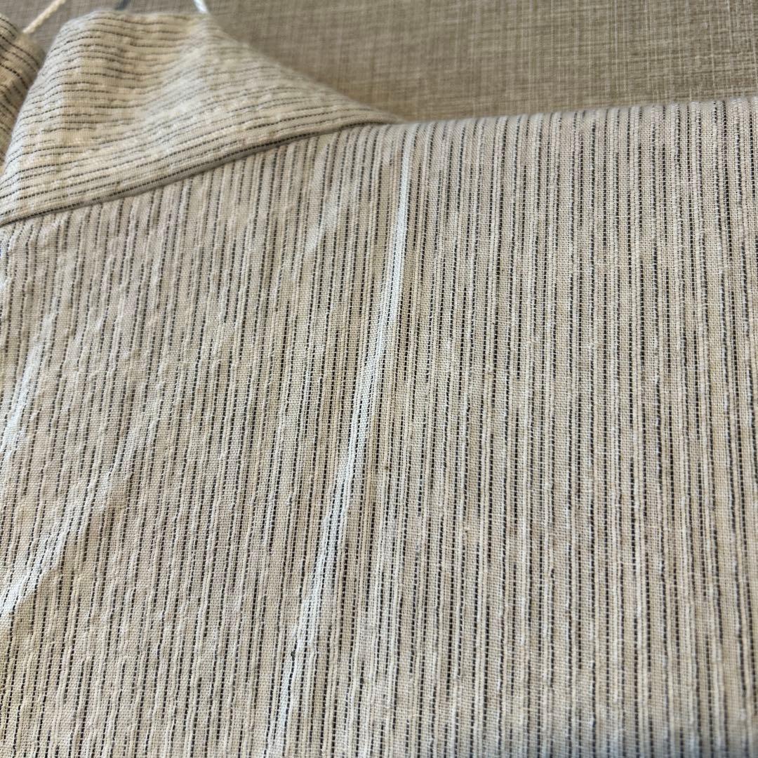 美品　トールサイズ　阿波しじら　浴衣　単衣　裄丈69 身丈168