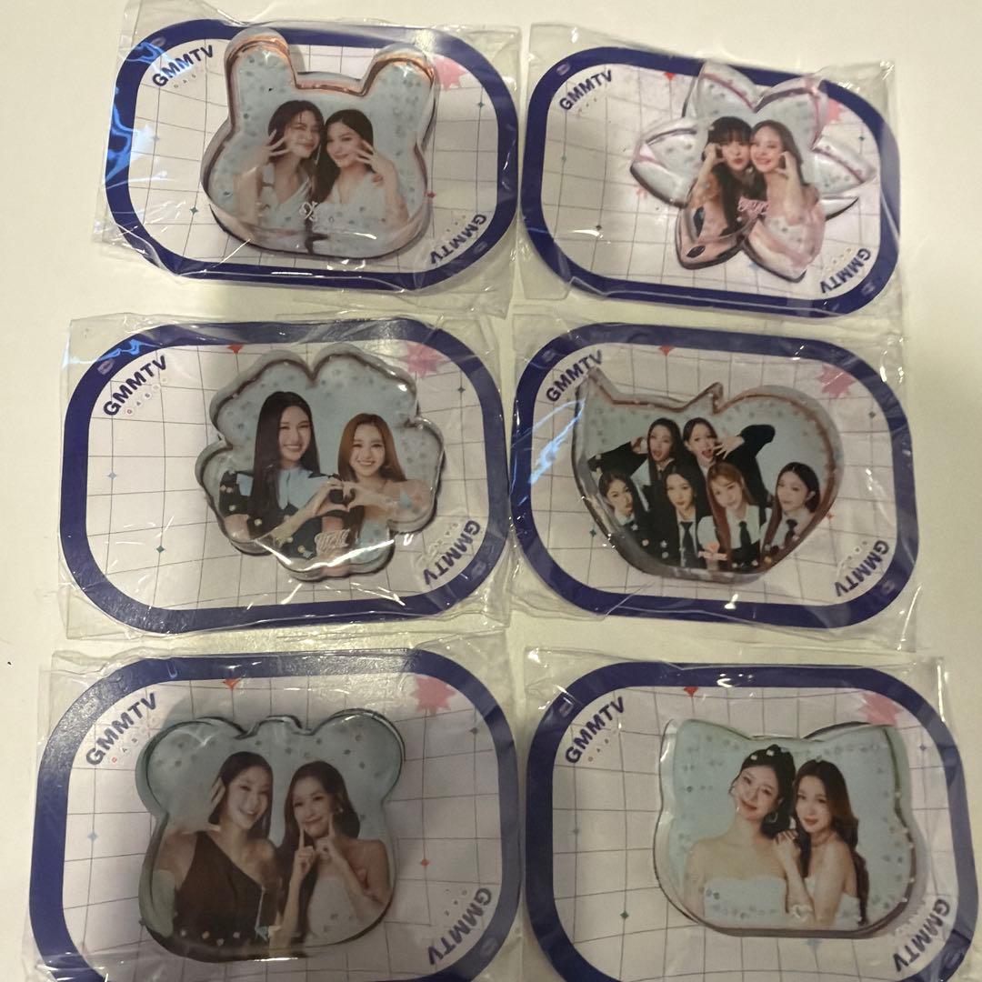 GMMTV ブックフェア　ガールズガチャ6個セット　マグネット GMMTV ブックフェア ガールズガチャ マグネット GMMTV ブックフェア