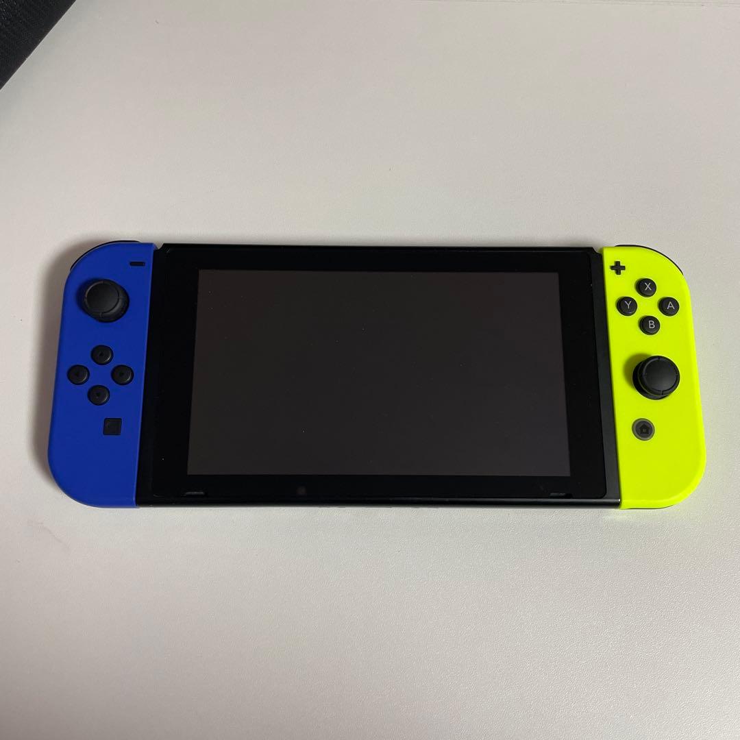 Nintendo Switch 本体　青、黄色ジョイコン　動作確認済み Nintendo Switch ジョイコン 動作確認済 (L)ブルー/(R)ネオンイエロー