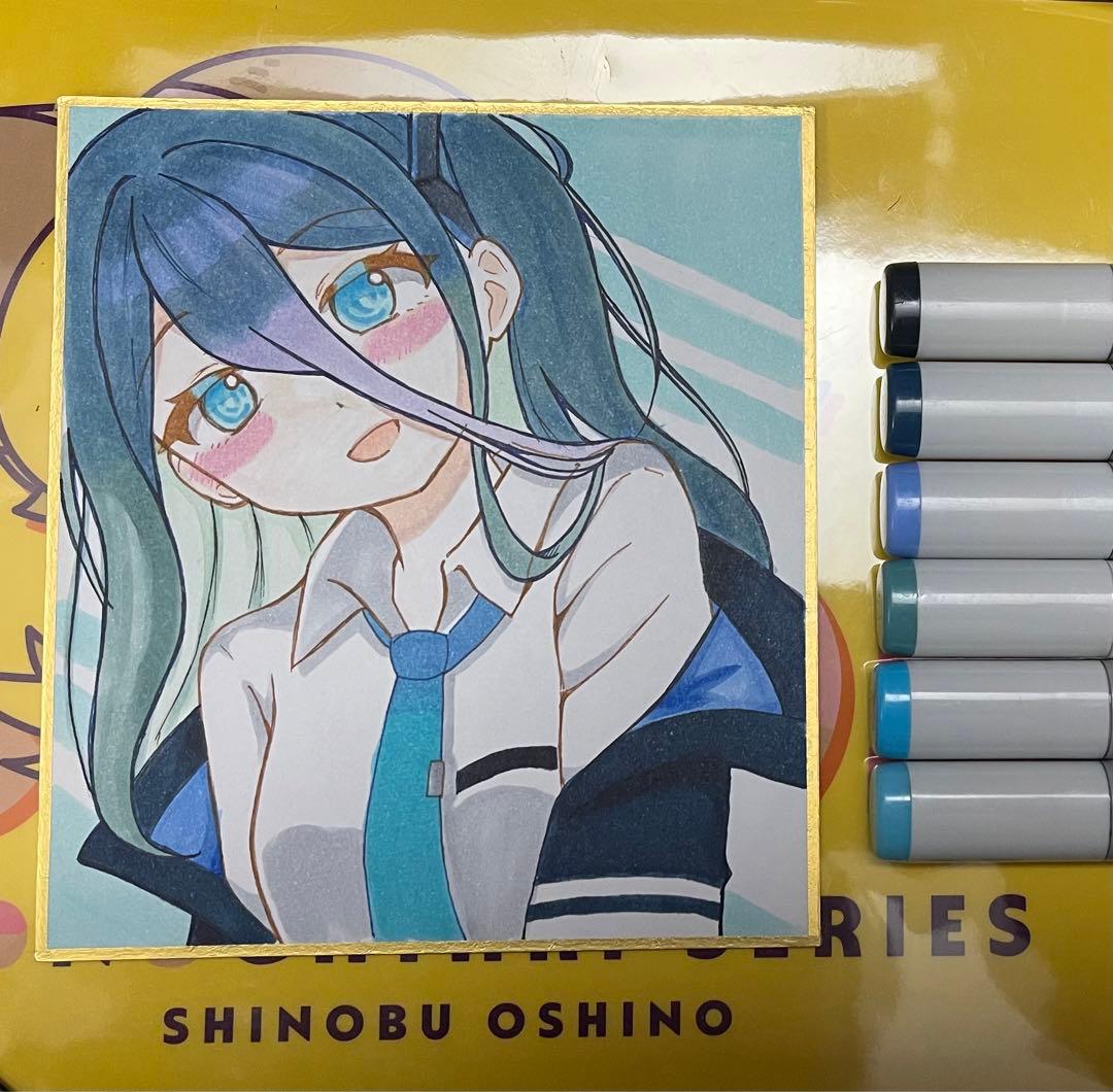 手描きイラスト】ブルアカ 天童アリス【ミニ色紙】 - メルカリ