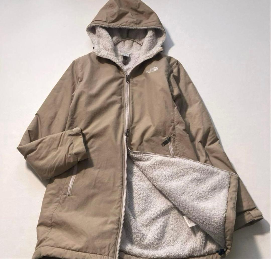 ノースフェイス 裏地ボア コンパクトノマドコート NPW71402 ミドル丈