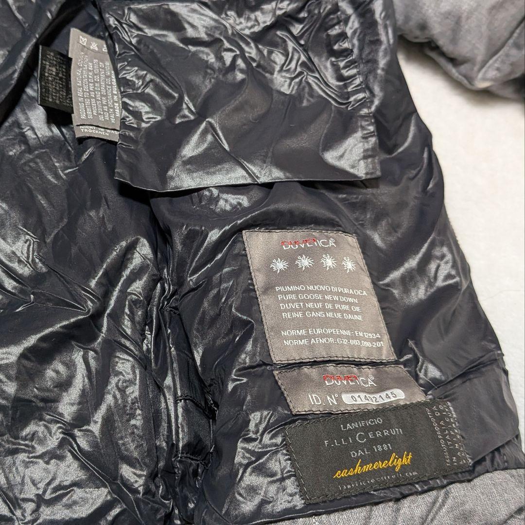 DUVETICA☆グレー フード付き ダウンジャケット レディースL