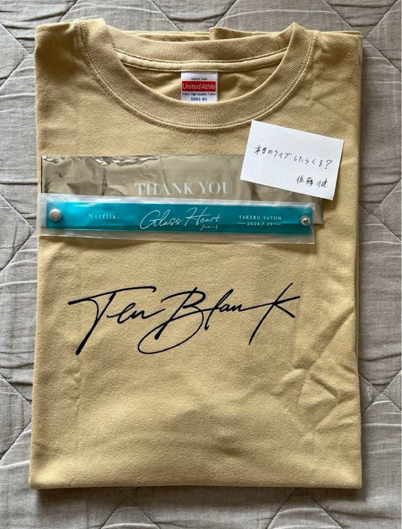 グラスハート エキストラ Tシャツ リストバンド TENBLANK - メルカリ