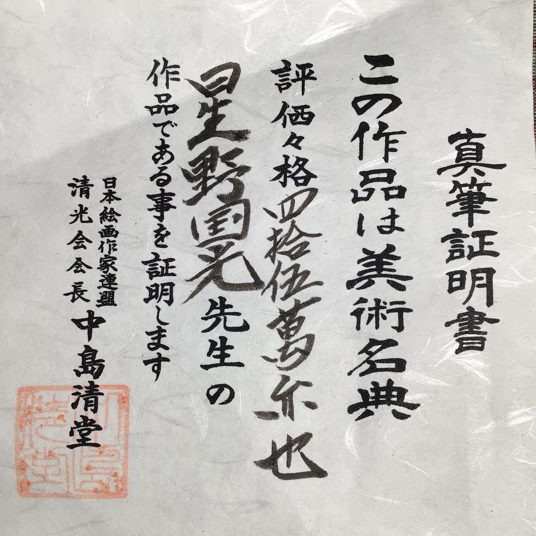 メルうー特価』 星野国光 美術名典評価額45万円 日本画 - メルカリ