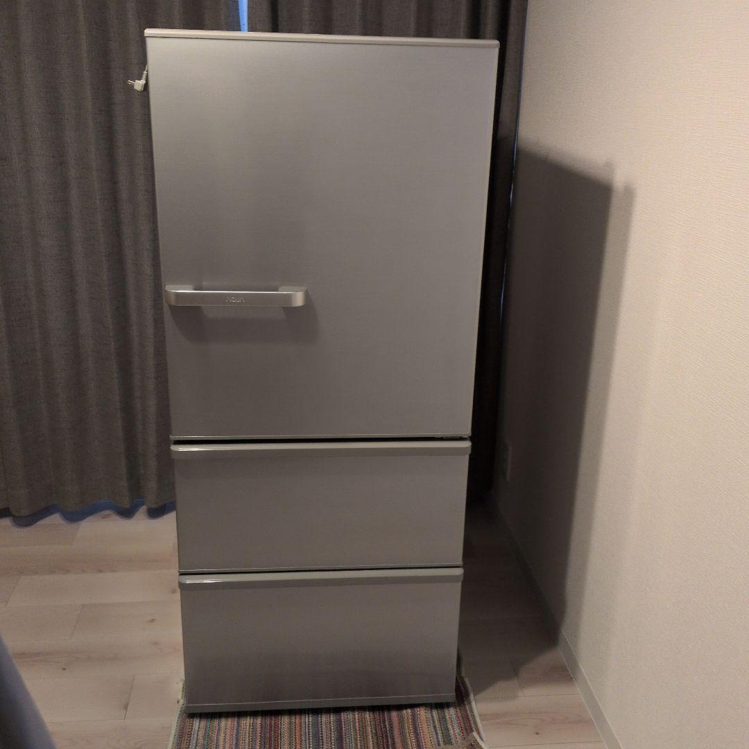 Saatan【美品】AQUA冷蔵庫　AQR-27G　272L シルバー AQR-27G-S 冷蔵庫 ミスティシルバー [272L /3ドア /右開きタイプ] AQUA