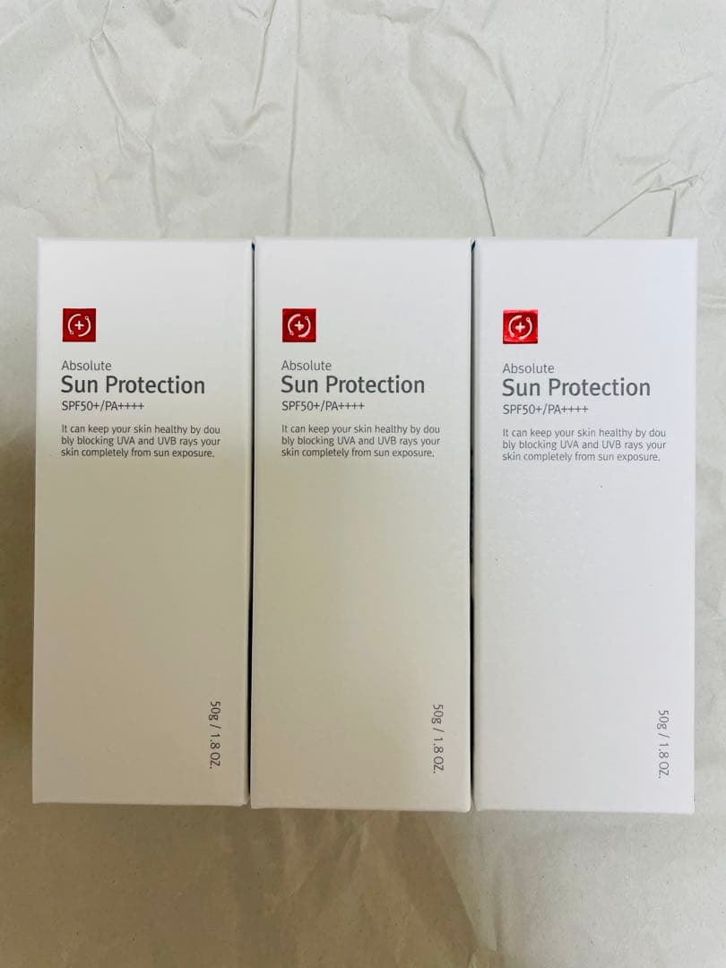 RENE CELL サンクリーム SPF50+/PA++++ 3本 Rene-Cell】ルネセル アブソリュート サンプロテクション 50g