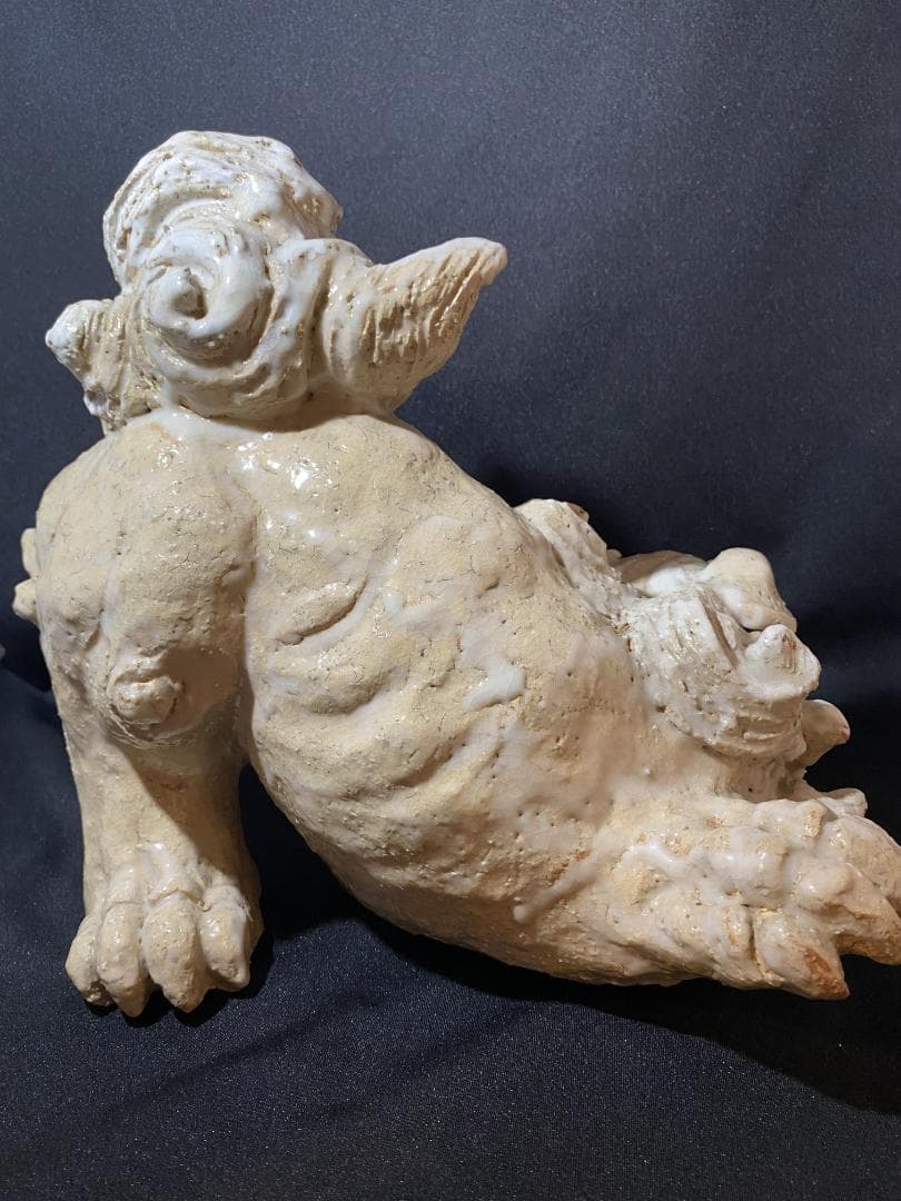 十代 三輪休雪 萩焼獅子置物 共箱 - メルカリ