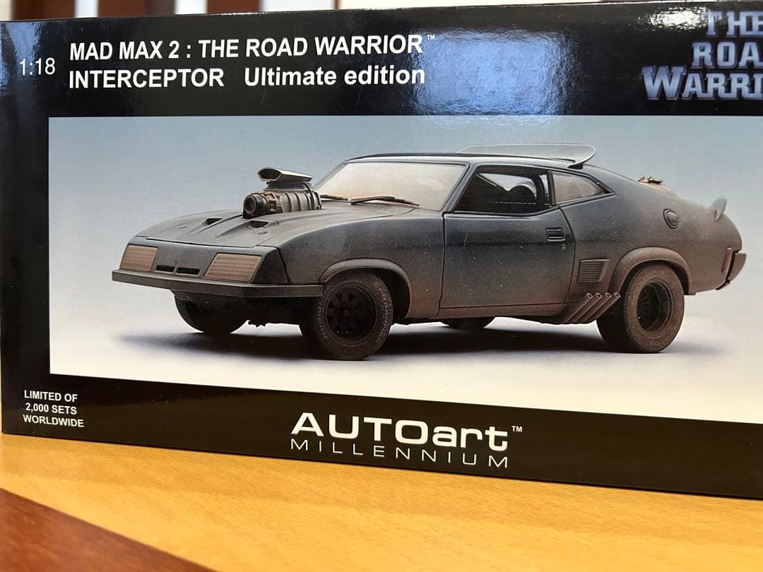 限定品】1/18 AUTOart マッドマックス2 ミニカーウェザリングVer