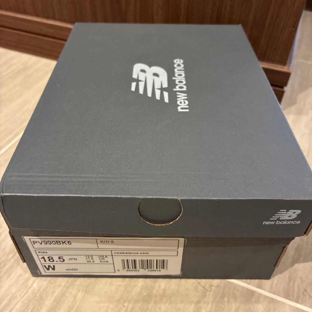 Newbalance ニューバランス　990v6 kids キッズ　18.5cm