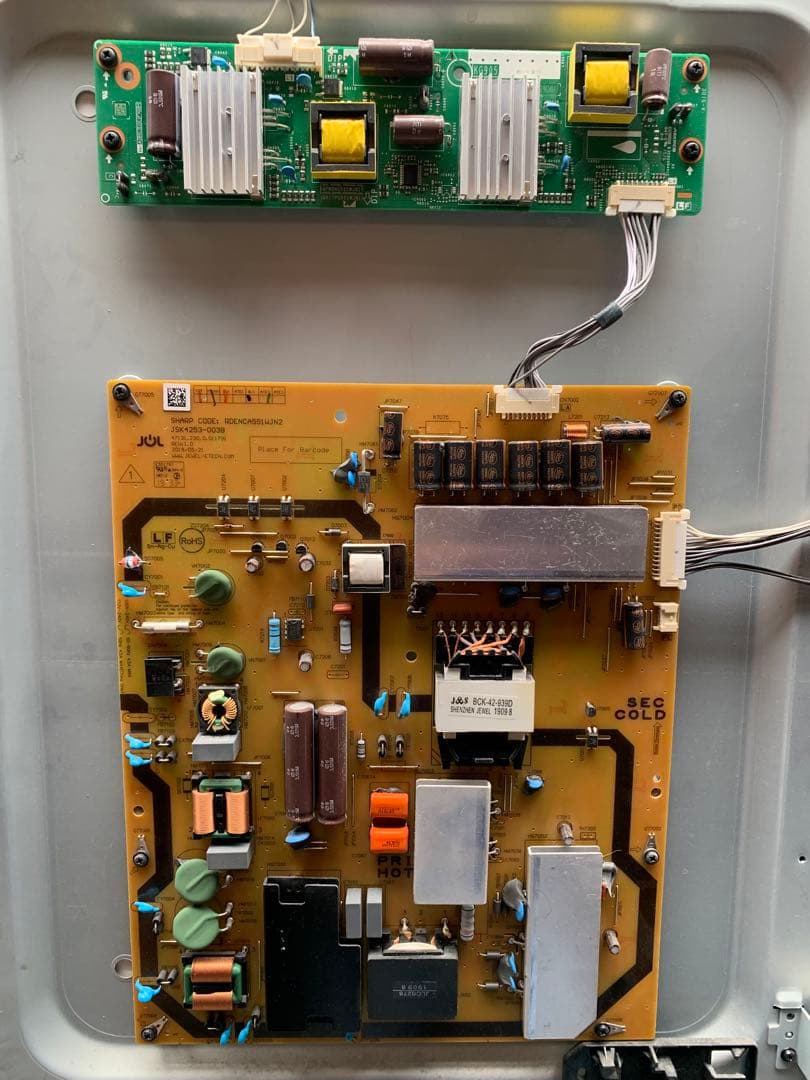 シャープ AQUOS 液晶テレビ4T-C60BN1 基盤セット - メルカリ