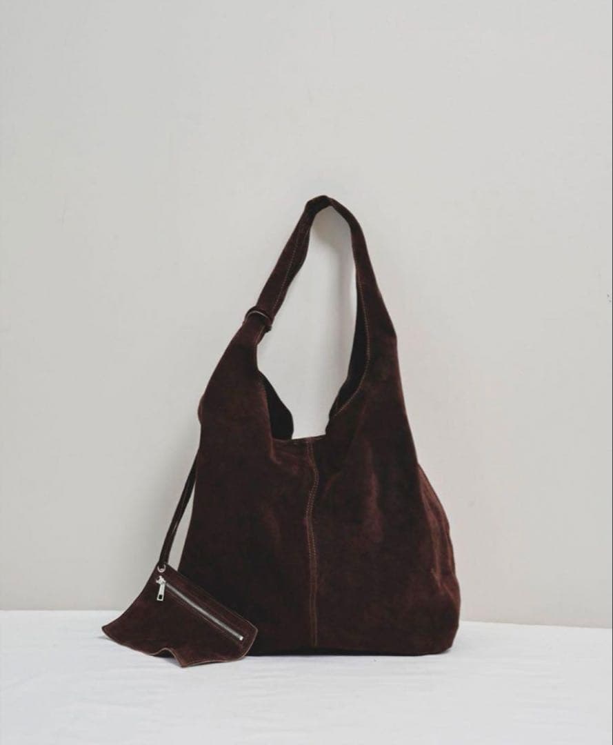 todayful Suede Leather Totebag - メルカリ