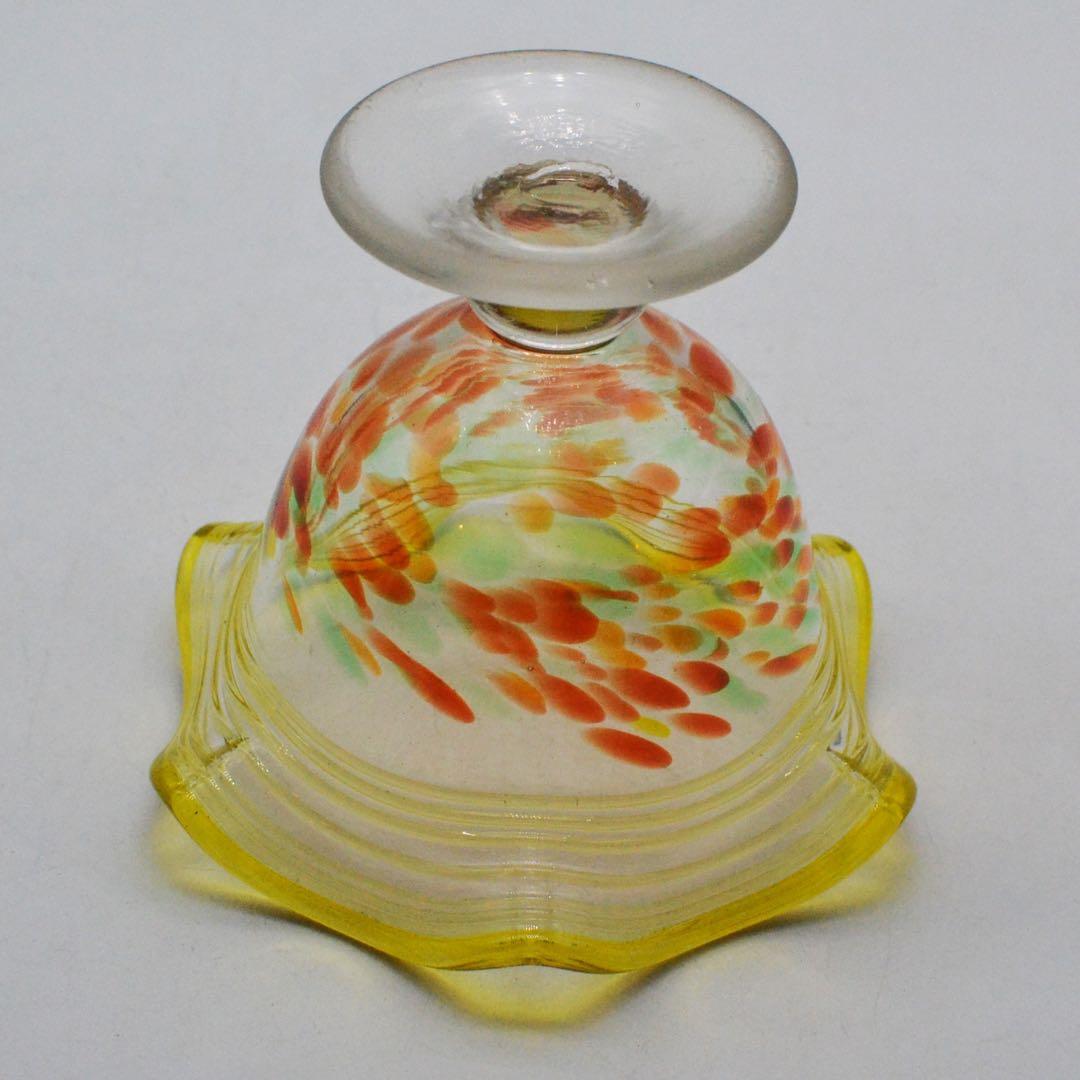 昭和レトロ 氷コップ 糸巻き 花吹雪 吹きガラス | 激安通販のイーサプライ