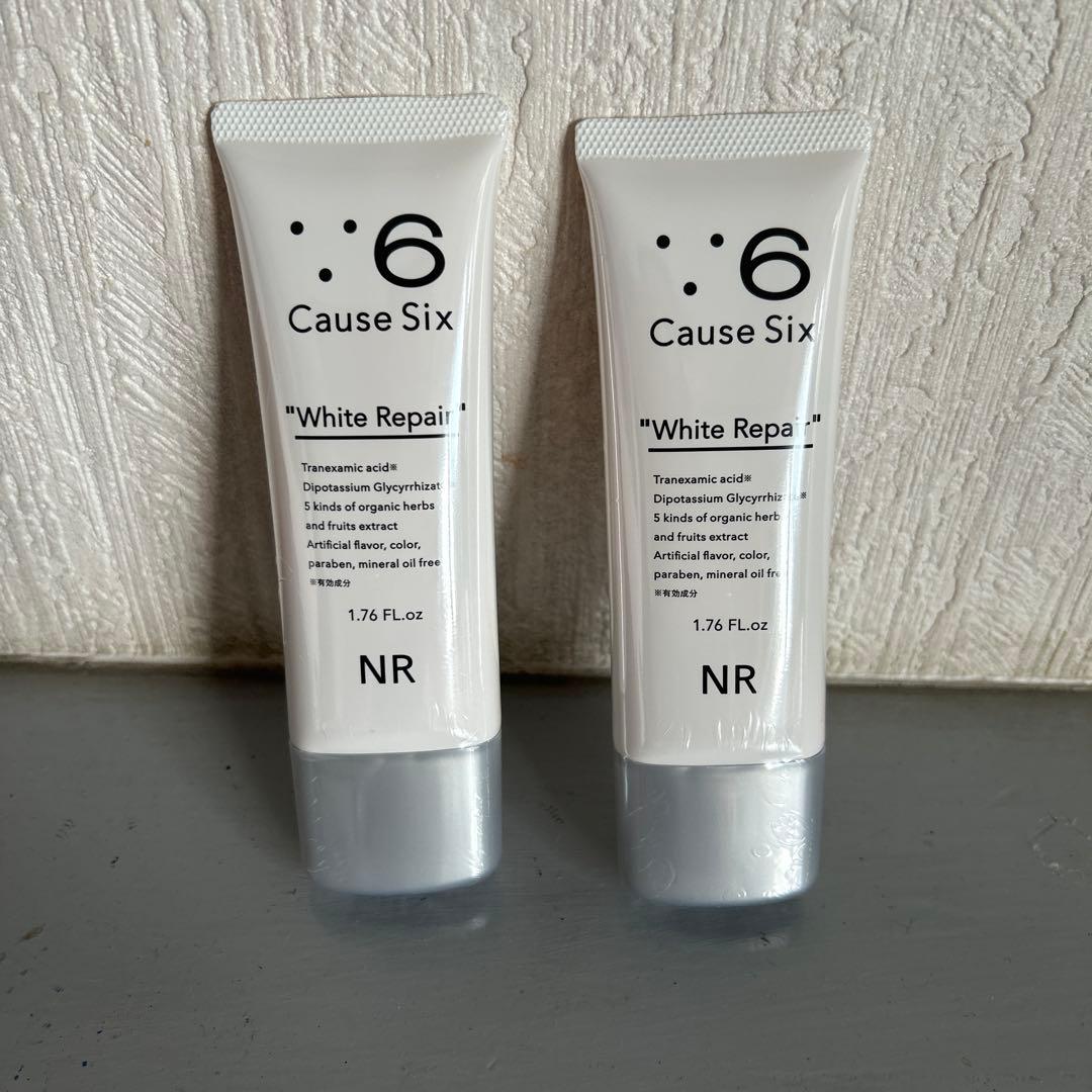 Cause Six White Repair フェイスクリーム 50g ２本 causesix001.jpg