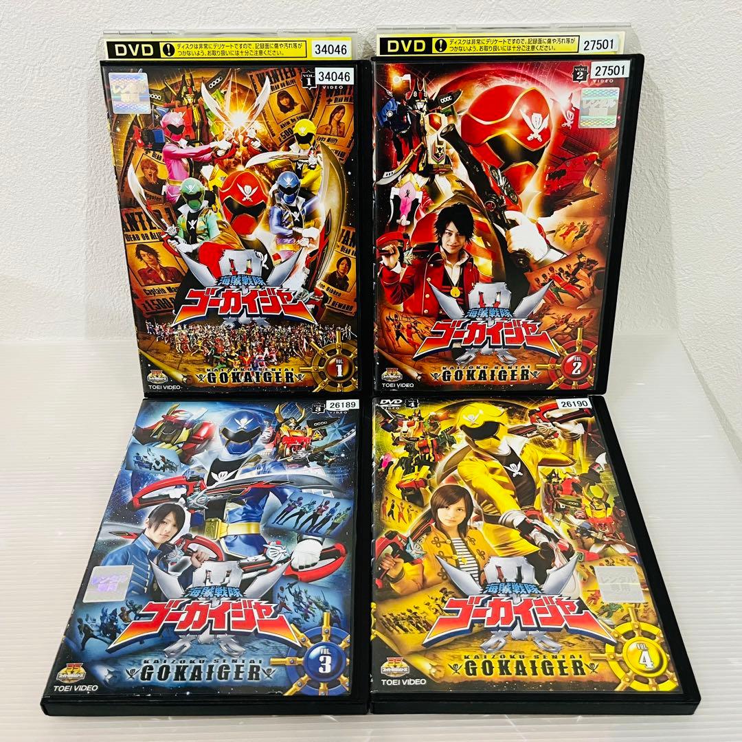 海賊戦隊 ゴーカイジャー 全12巻+1巻セット レンタル使用済DVD - メルカリ