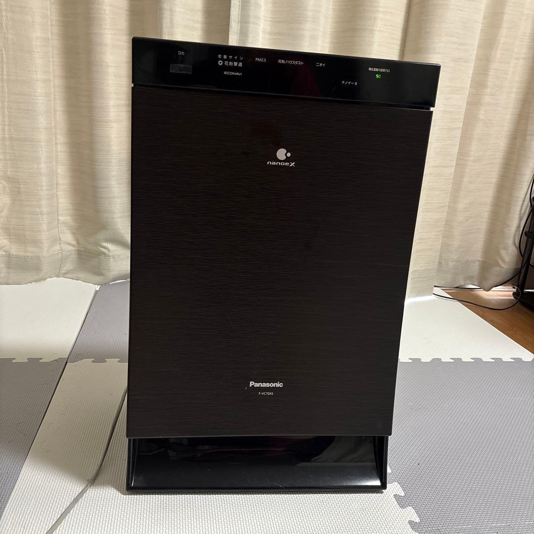 Panasonic 加湿空気洗浄機　F-VC70XS パナソニック　ナノイーx 概要 加湿空気清浄機 F-VXS70 | 空気清浄機 | Panasonic