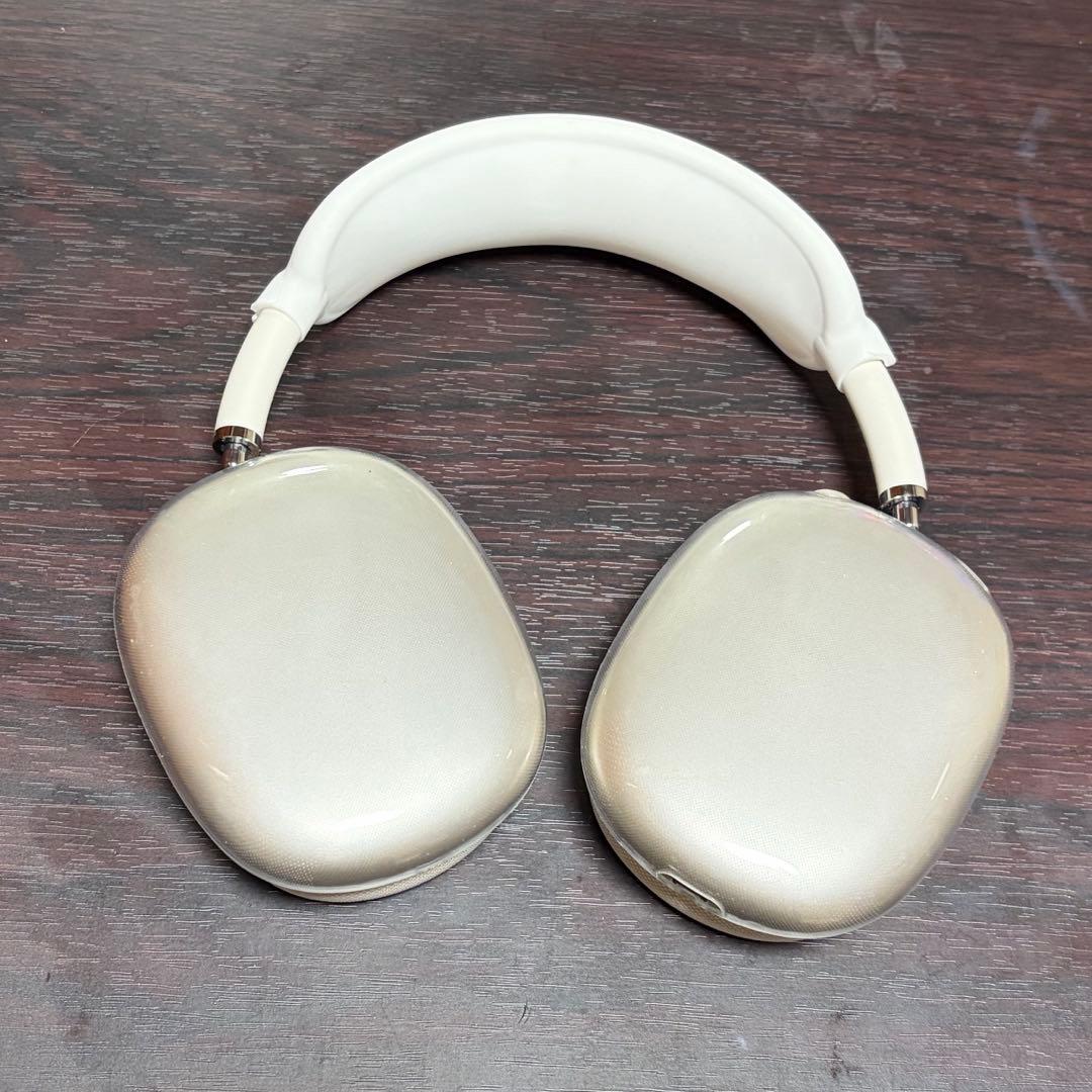 値下げ交渉可 箱付き AirPods MAX 第二世代 スターライト - メルカリ
