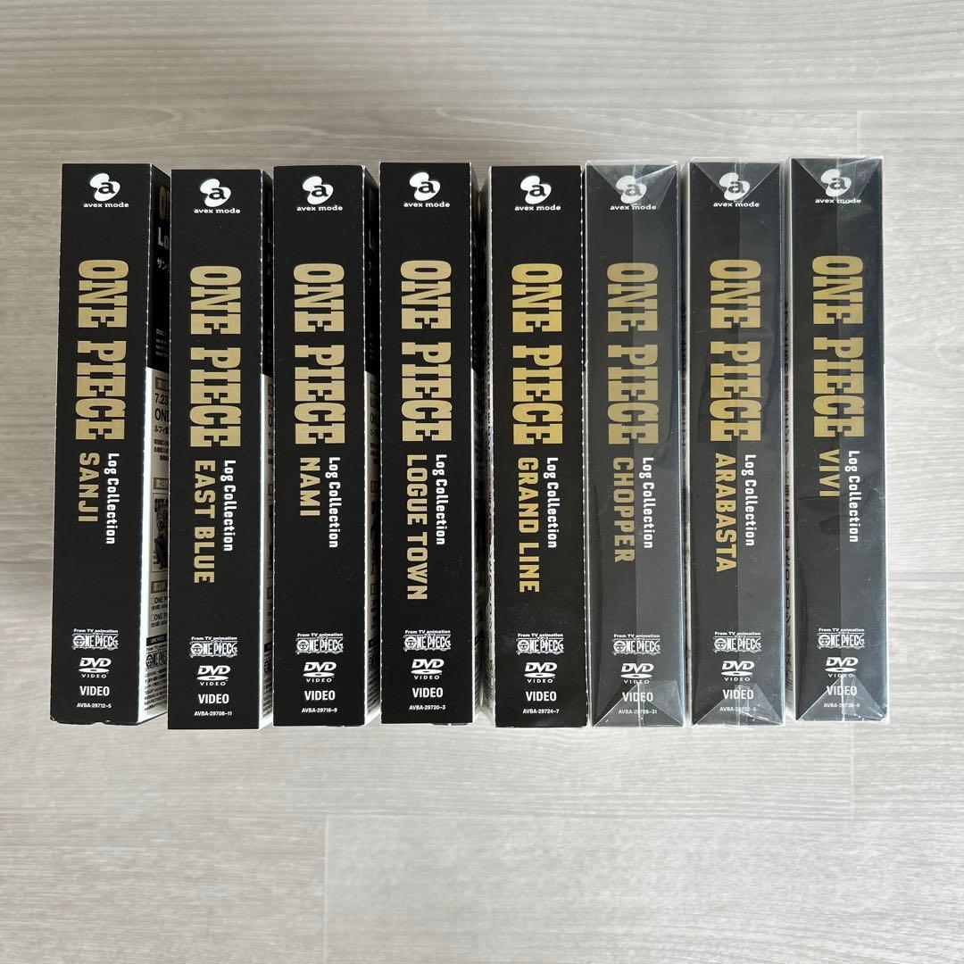 ワンピース ログコレクション DVD 全8本セット (未開封・未使用あり