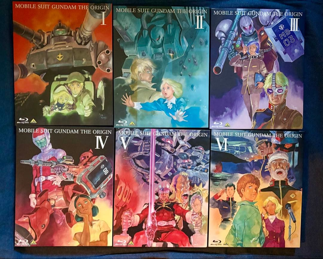 機動戦士ガンダム THE ORIGIN Blu Ray 6巻セット 国内セル版 - メルカリ