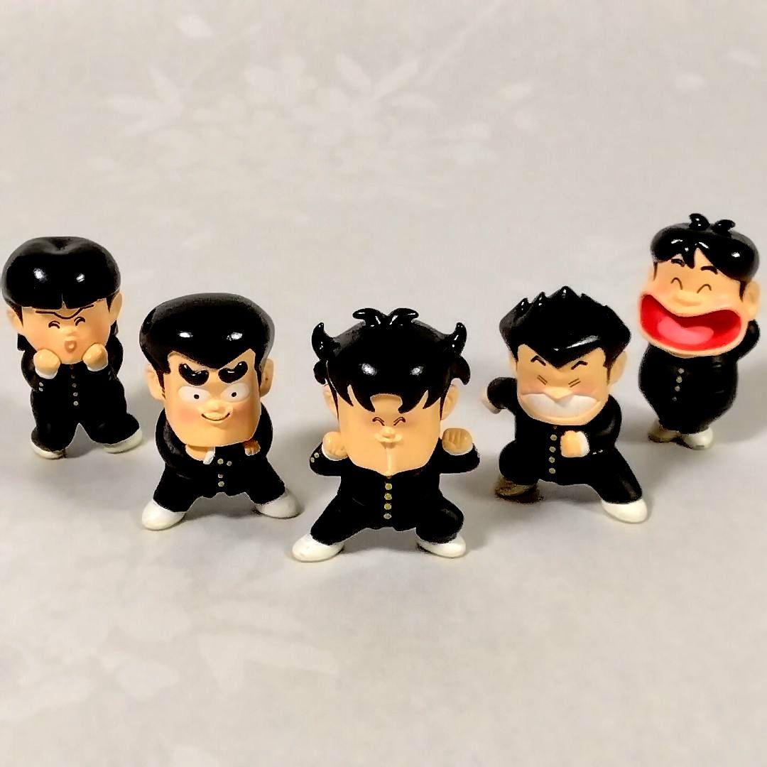 ☆ハイスクール奇面組☆フィギュア☆おまけ付☆昭和レトロ☆ソフビ