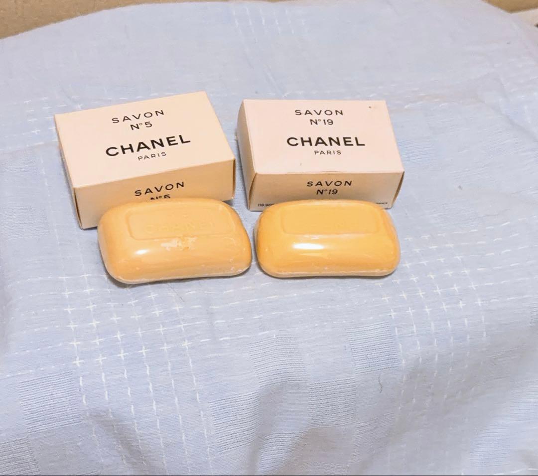 未開封 CHANEL No．5とNo．19 サヴォン 石けん 各ひとつ 75g
