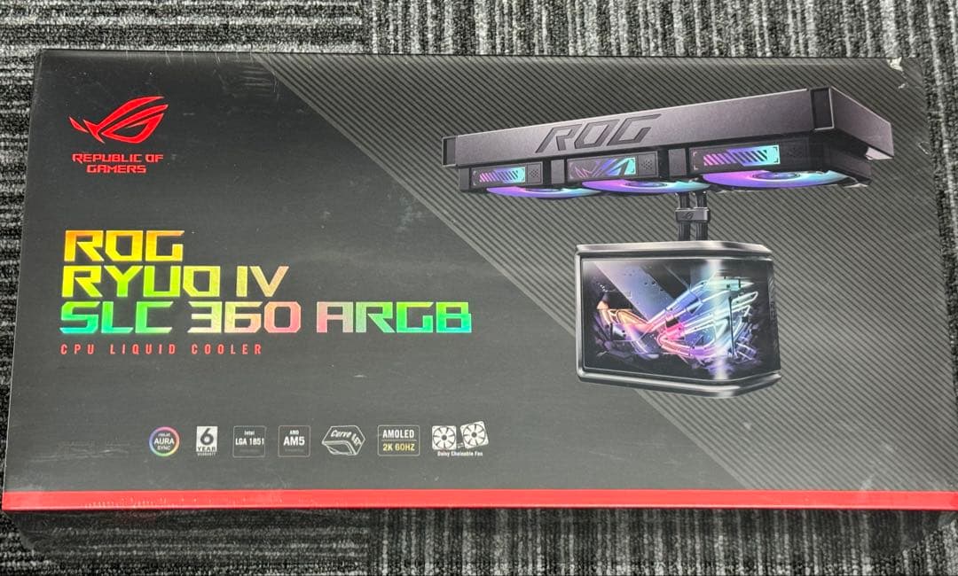 PC用ファン・クーラー ASUS ROG RYUO IV SLC 360 ARGB ROG Ryuo IV SLC 360 ARGB | ROG Ryuo | Gaming CPU液冷クーラー｜ROG