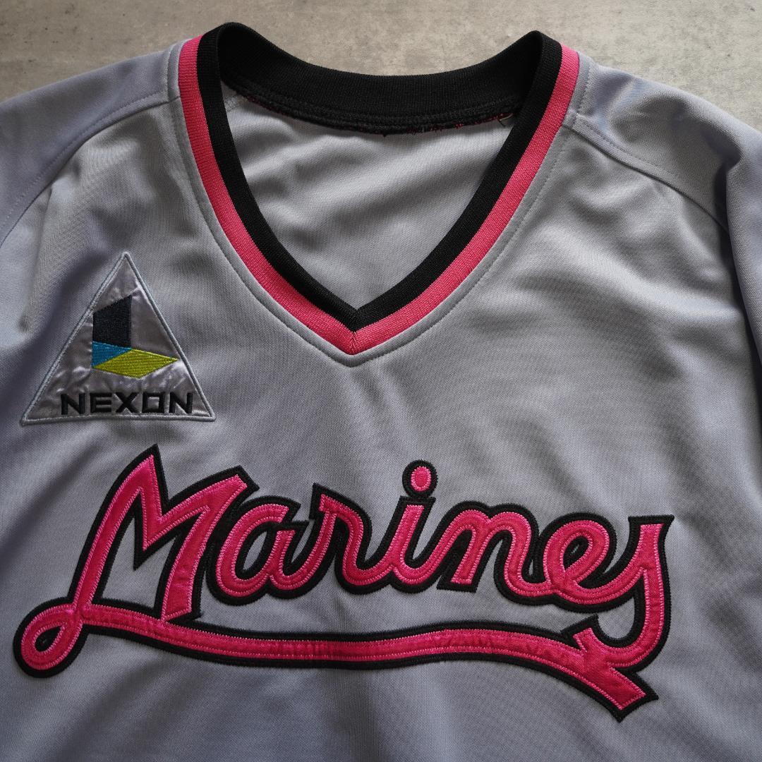 デサント 千葉ロッテマリーンズ 初代復刻ユニフォーム ビジター L