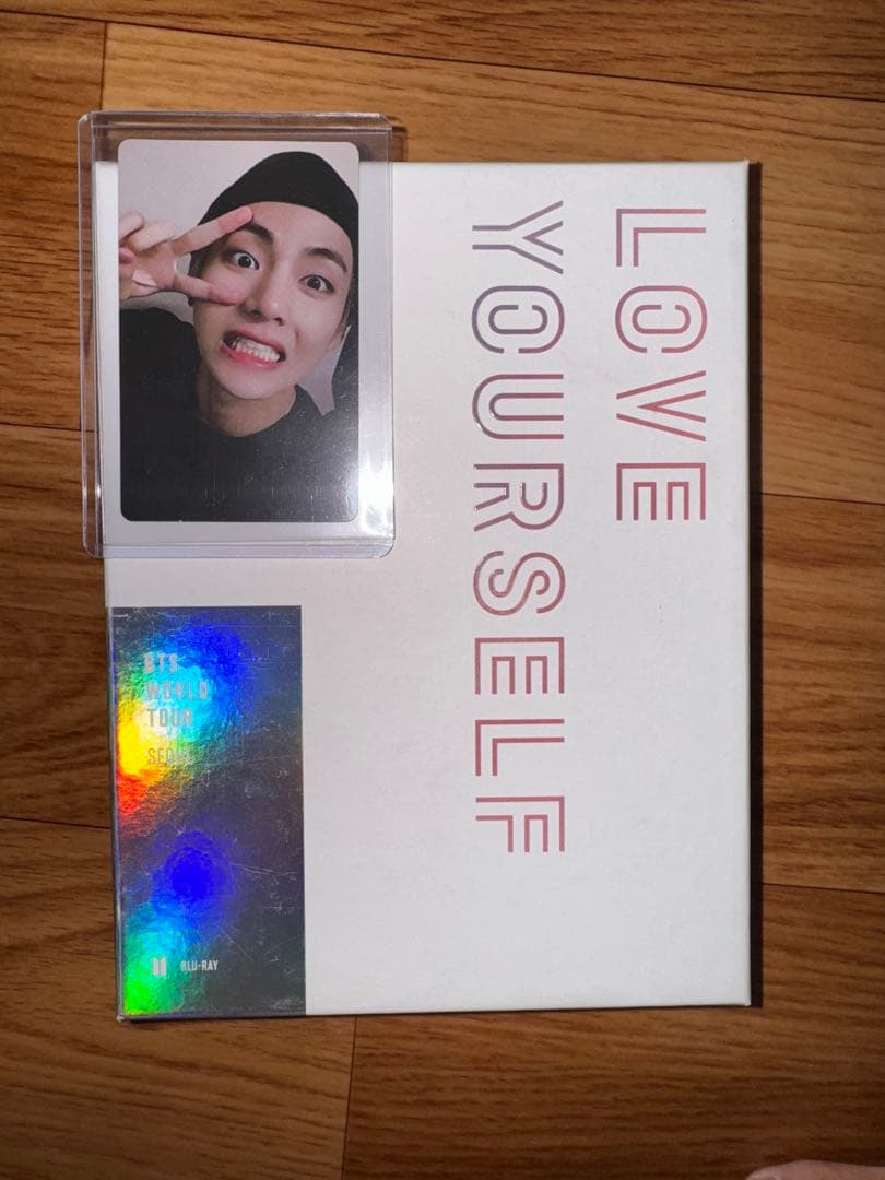 BTS Loveyourself BluRay テテ テヒョン トレカ BTS love yourself ワルツ テテ テヒョン ミニフォト トレカ - メルカリ