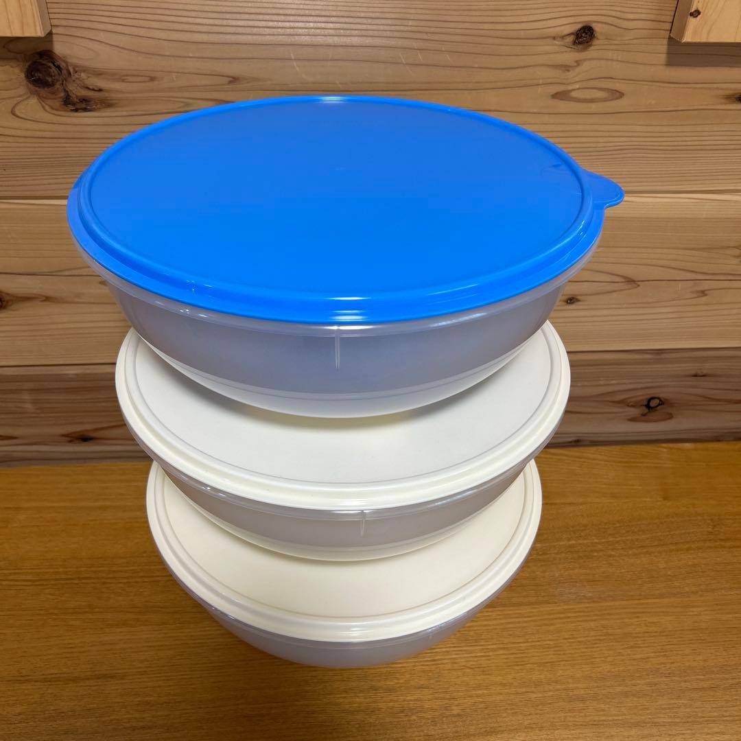 タッパーウェア　スーパーミックスボール　3個セット タッパーウェア スーパーミックスボール 3個セット - メルカリ