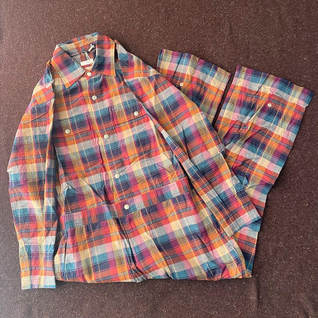 新品 ts(s)×Suicoke オールインワン M つなぎ マドラスチェック 新品 ts(s)×Suicoke オールインワン M つなぎ マドラスチェック - メルカリ