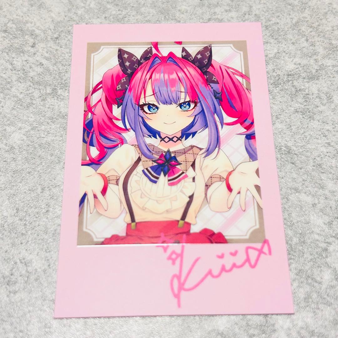 新品ホロライブ 綺々羅々ヴィヴィ チェキ風カード A - メルカリ