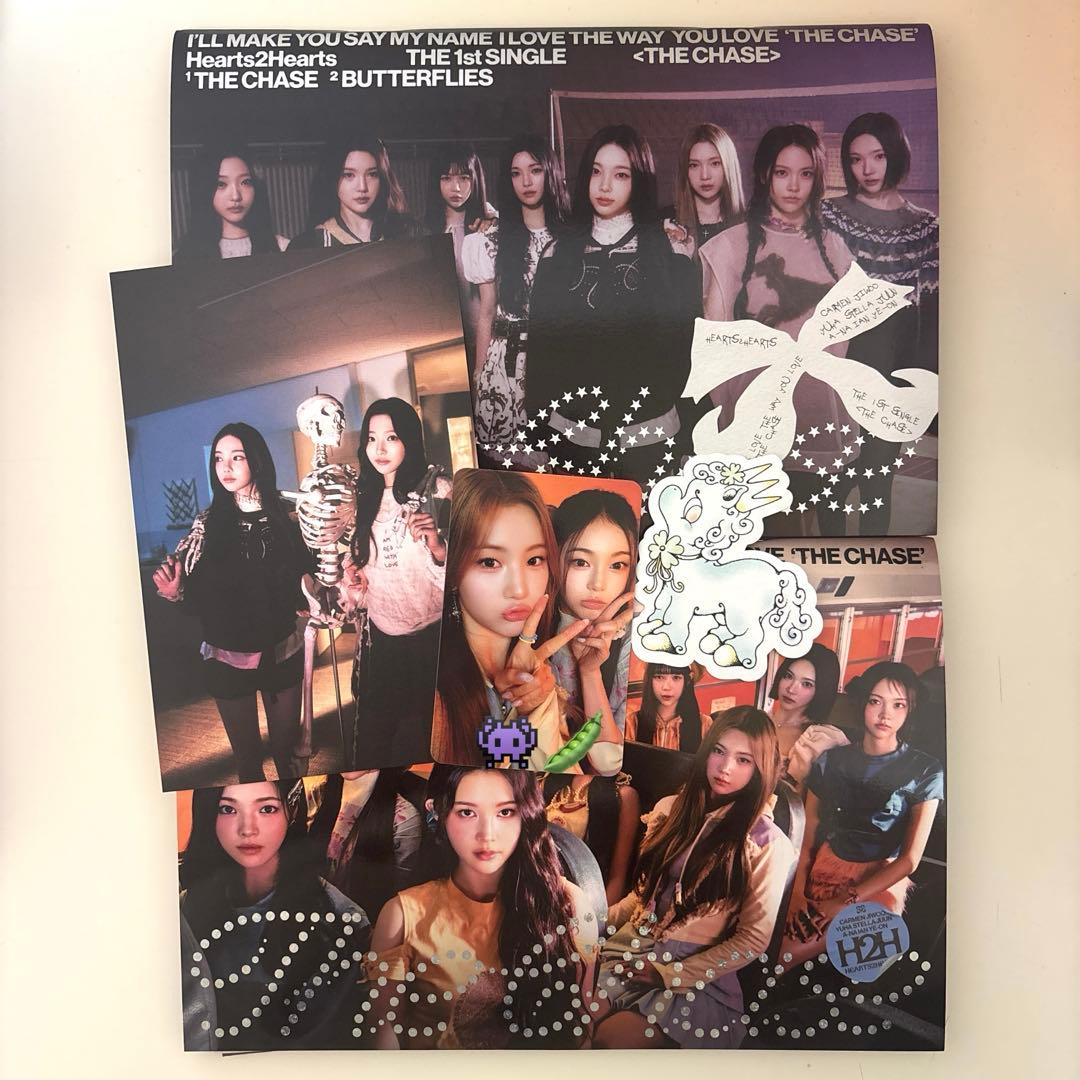 Hearts2Hearts The Chase アルバム トレカ セット - メルカリ