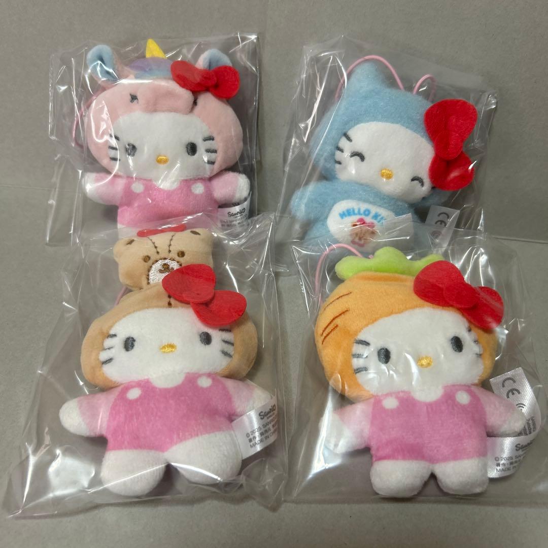 ハローキティ ぬいぐるみ 4体セット
