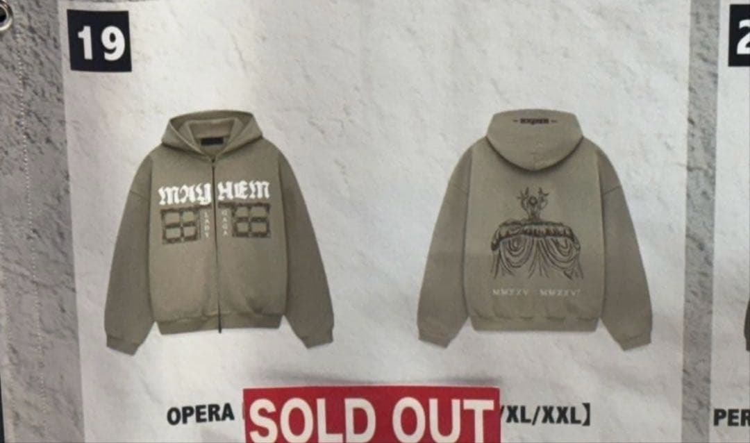 Lady Gaga Mayhem パーカー フーディー サイズM 新品未使用 Lady Gaga Mayhem パーカー フーディー Mサイズ - メルカリ