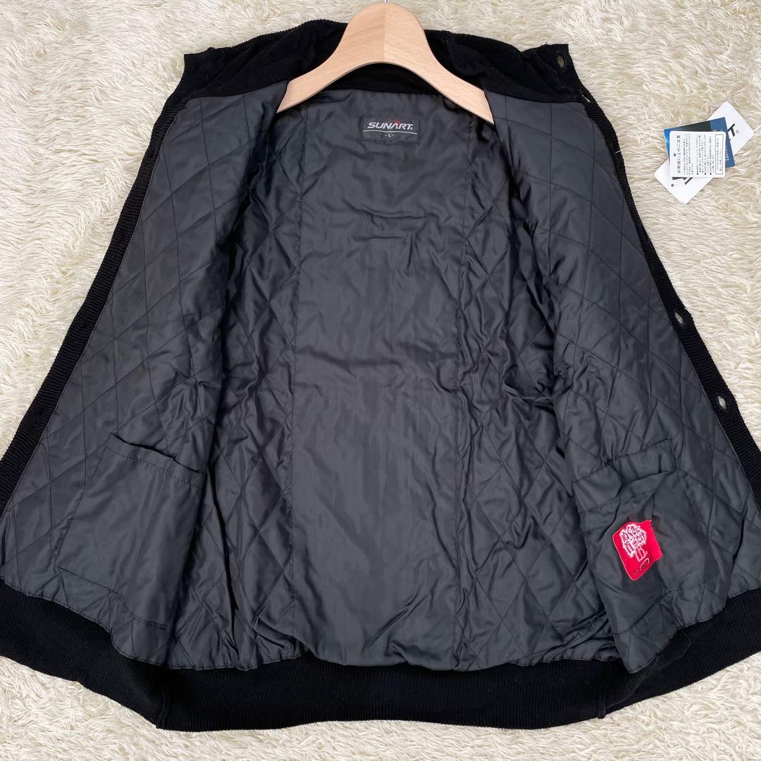 未使用タグ付き】SUNART あったかニットベスト SHV-NT02 Lサイズ