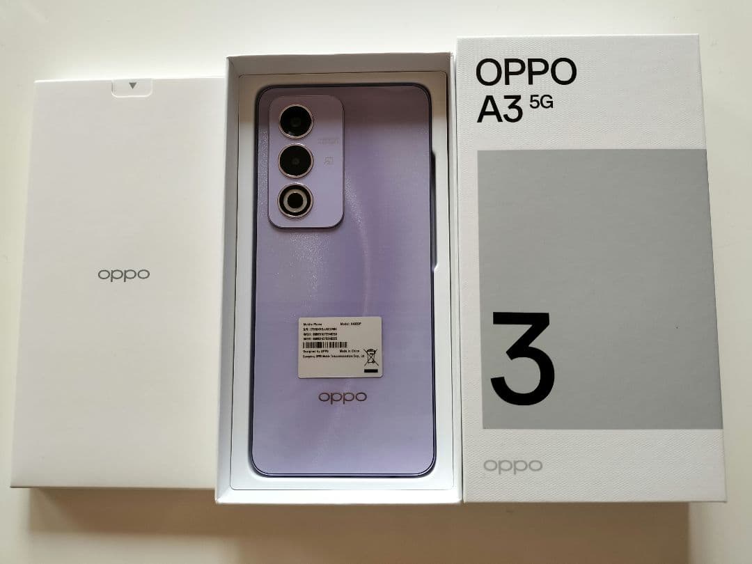 Oppo A3 5G パープル 本体 - メルカリ