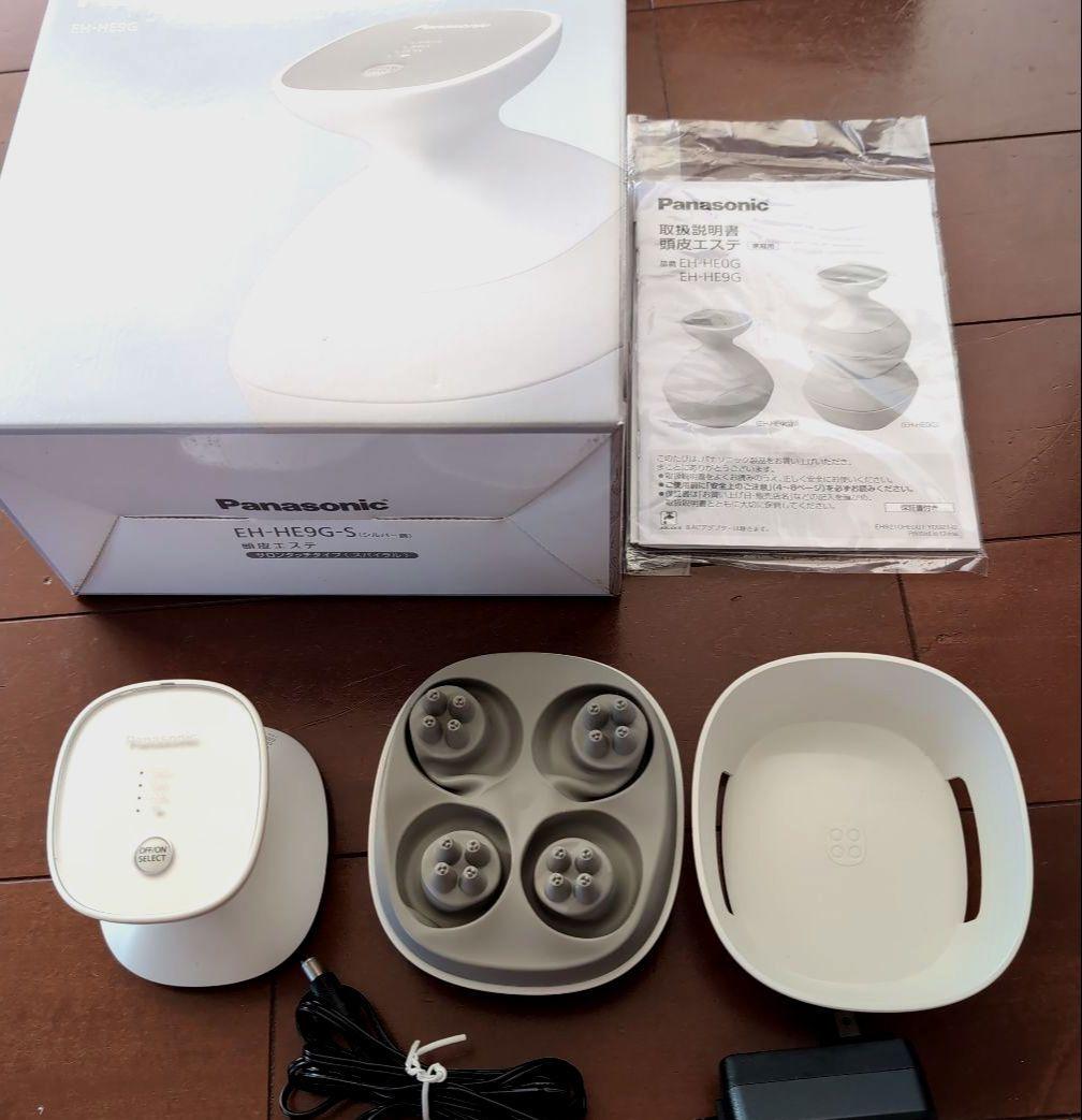未使用　Panasonic EH-HE9G-S 頭皮エステ 美顔器 Amazon | パナソニック 頭皮エステ サロンタッチタイプ〈スパイラル