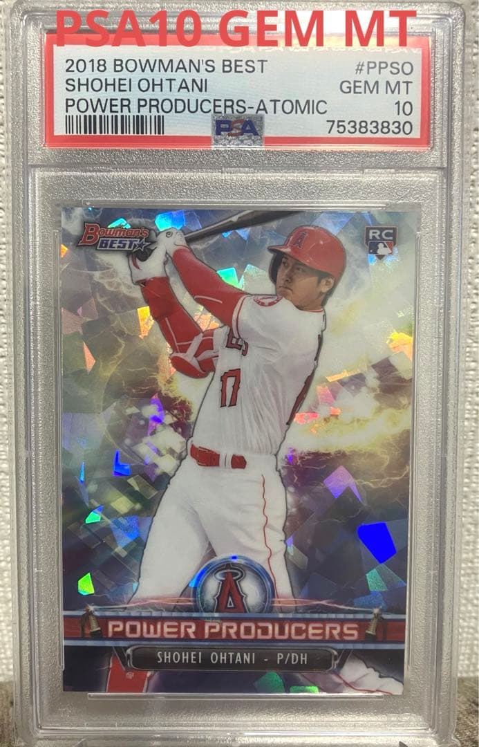 大谷翔平 2018 Bowman's Best ルーキー PSA10 アトミック - メルカリ