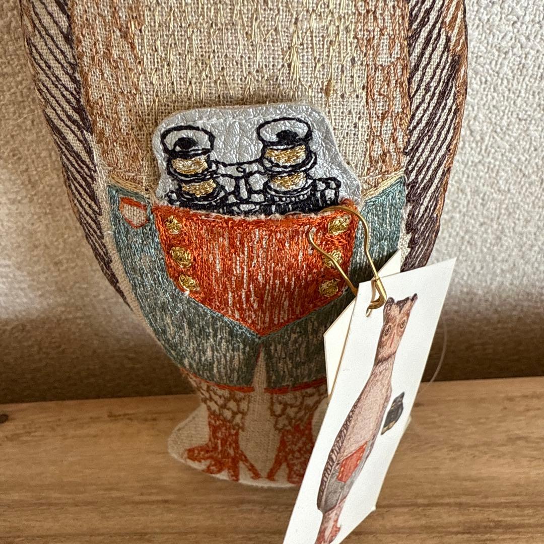 コーラル &タスク フクロウのポケットドール