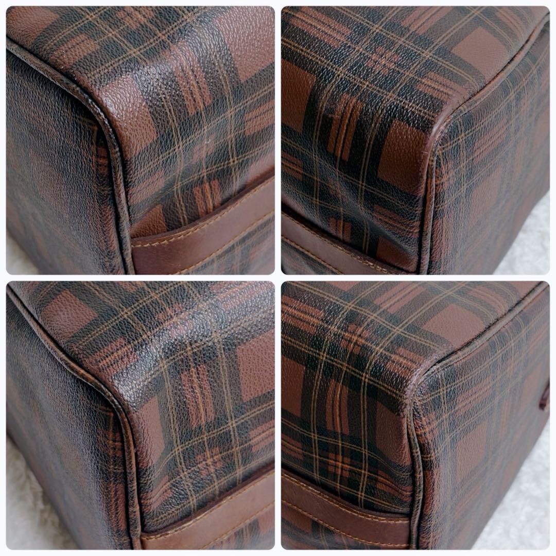 希少カラー✨ポロラルフローレン チェック ハンドバッグ ミニボストン