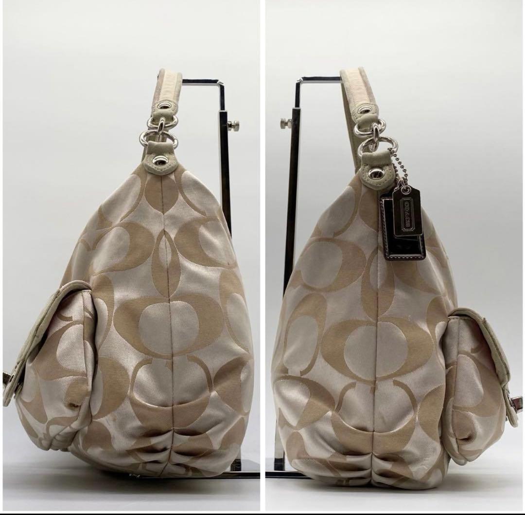 〇251047 コーチ ポピー シグネチャー ショルダーバック 18350 - メルカリ