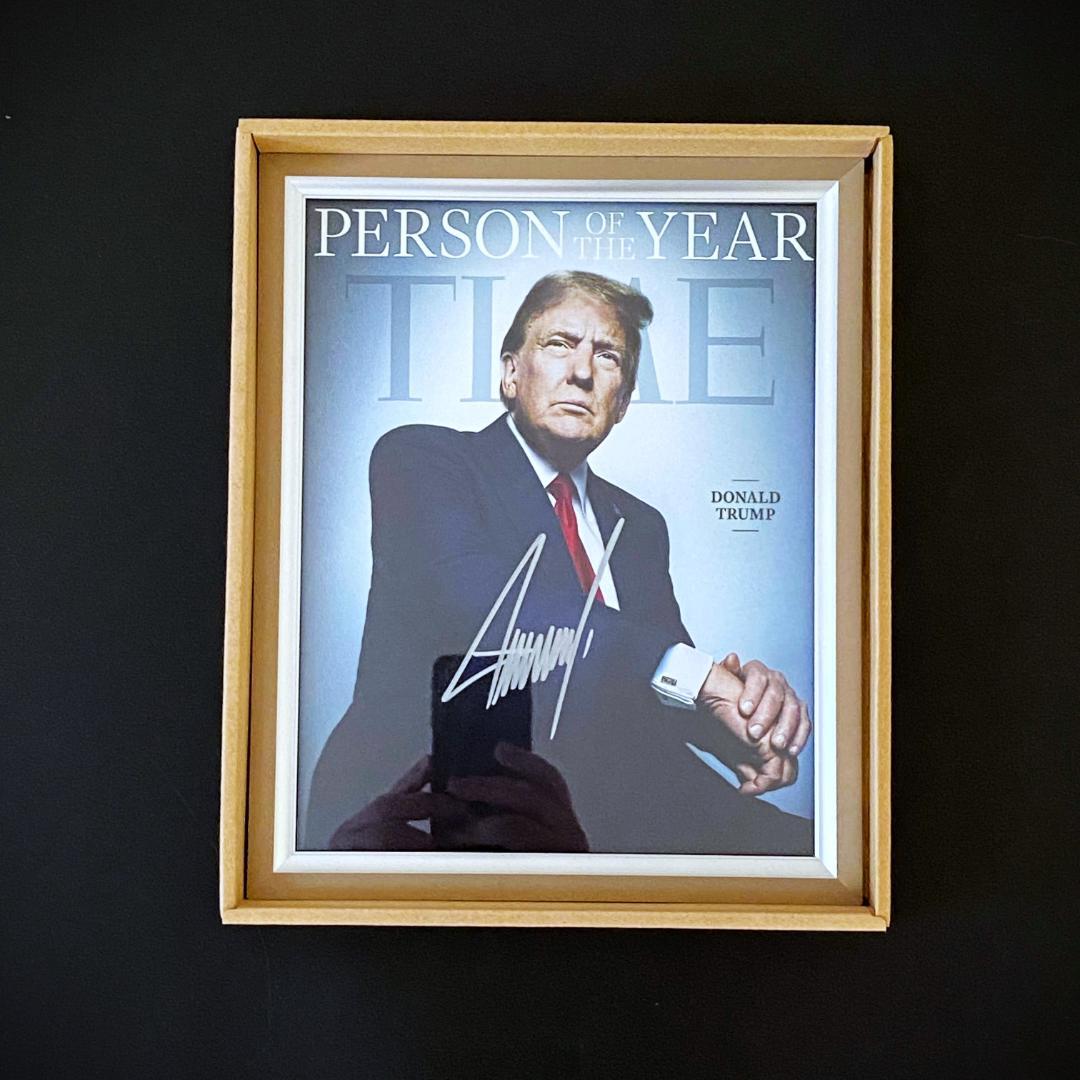 レア】ドナルド・トランプ☆直筆サイン入りフォト☆証明書付 - メルカリ