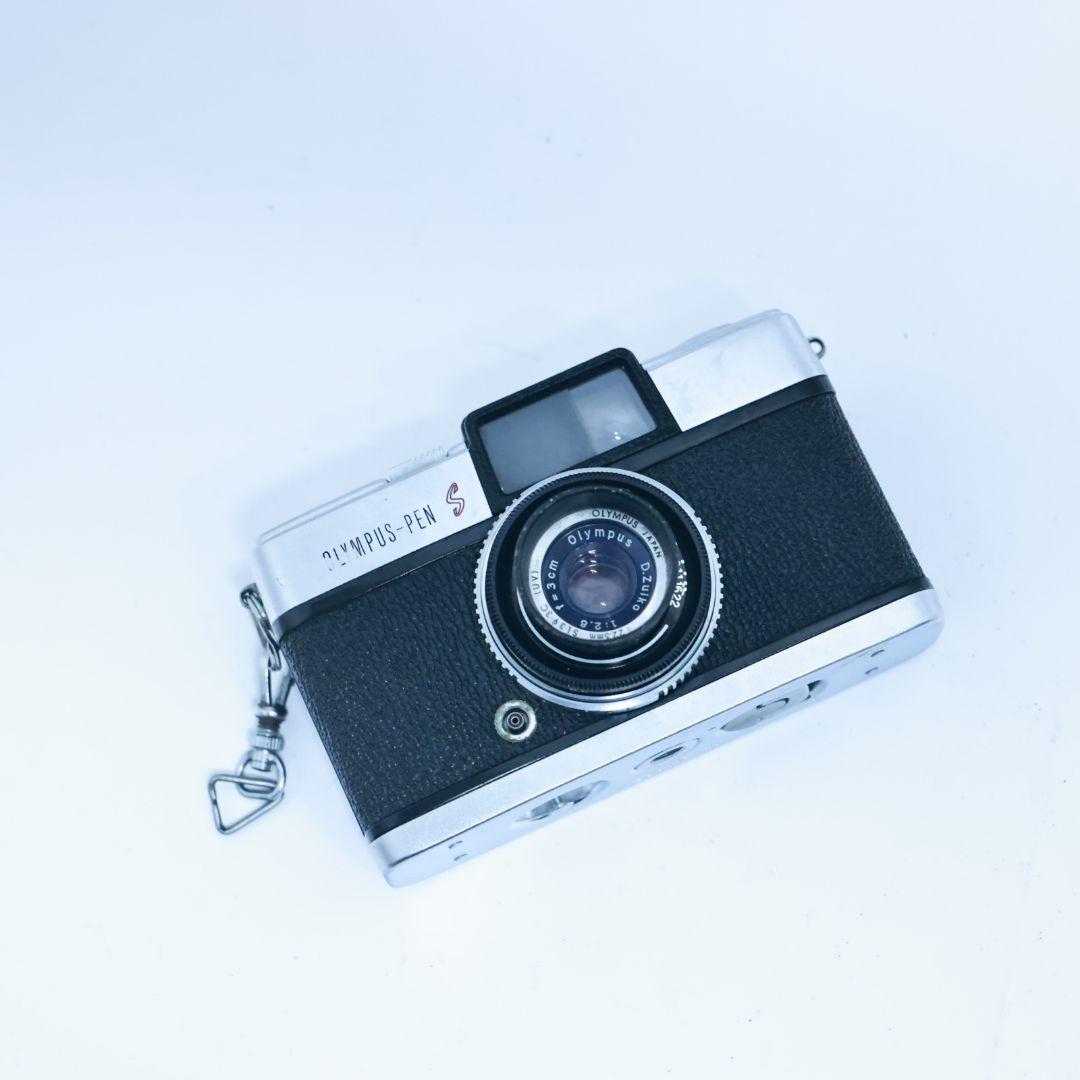 フィルムカメラ OLYMPUS PEN S 希少フード付 ハーフカメラ ハーフフィルムカメラ OLYMPUS PEN Sで一気に60枚撮っちゃったお話