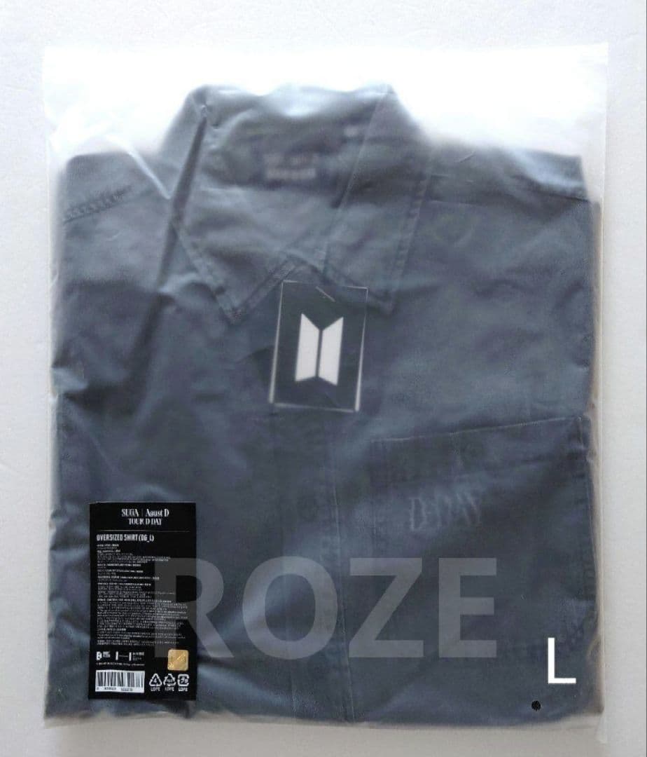 BTS SUGA Agust D D-DAY 長袖 シャツ グレー L 未使用 - メルカリ