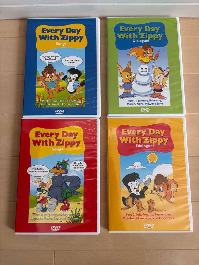 Every Day With Zippy 絵本・DVDフルセット - メルカリ