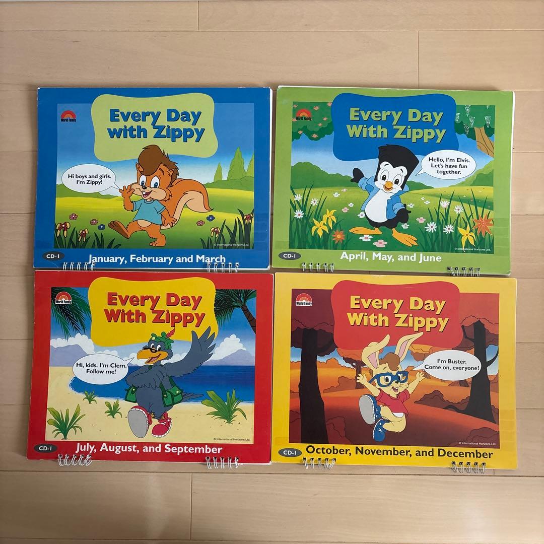 Every Day With Zippy 絵本・DVDフルセット - メルカリ