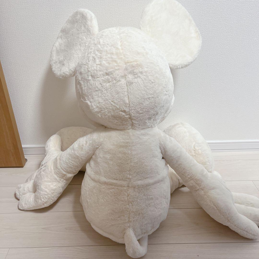 コストコ 100㎝ ホワイトミッキーマウス ぬいぐるみ ディズニー BIG