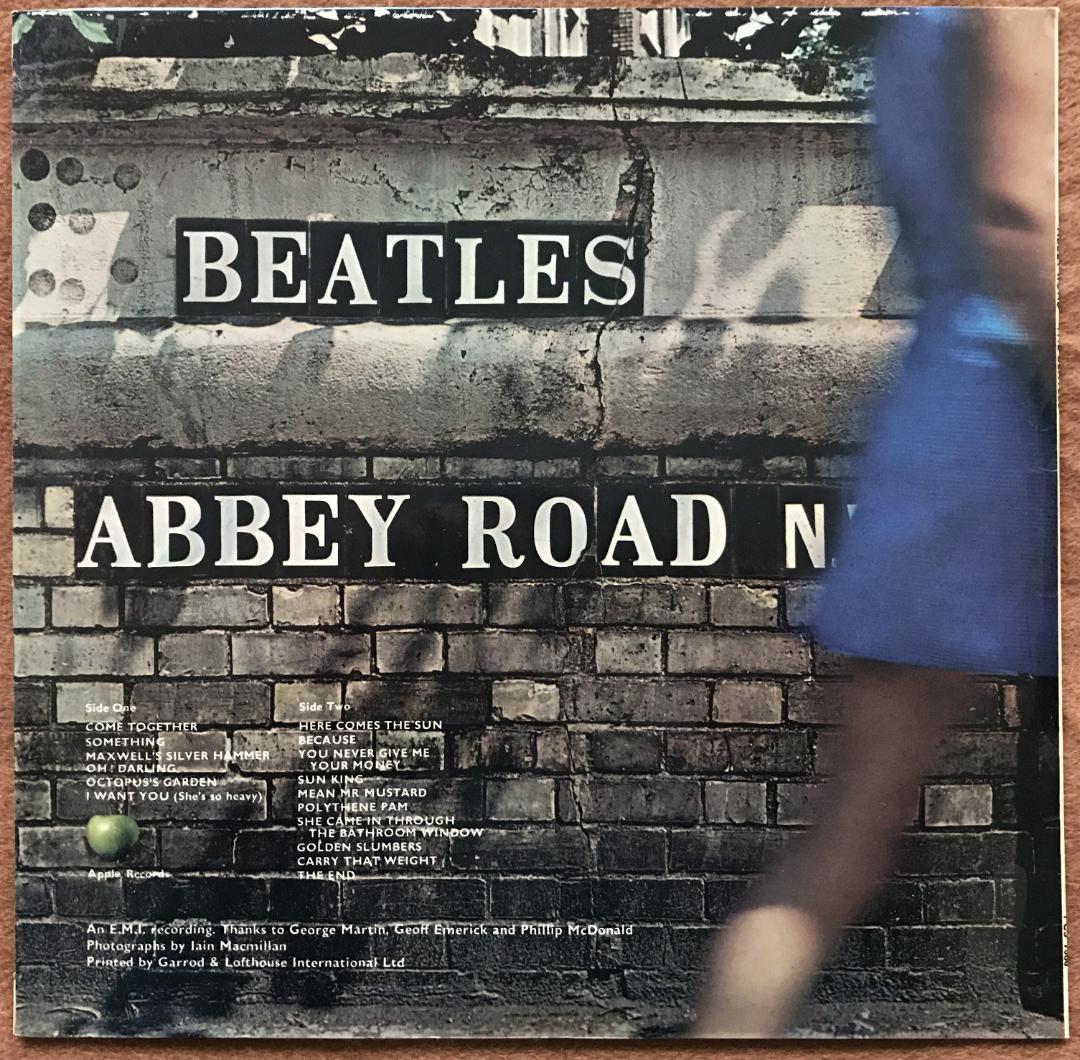 UKミスプリラベル 稀少初回盤 THE BEATLES ABBEY ROAD