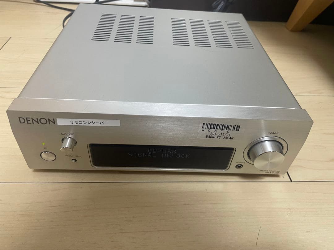 美品 デノン ステレオレシーバー DRA-F109 アンプ - メルカリ